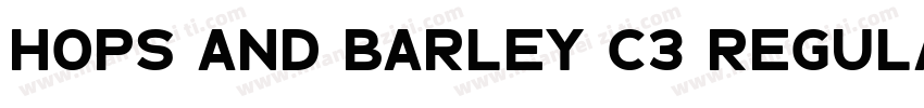 Hops And Barley C3 Regular字体转换